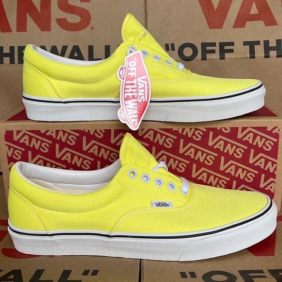 Vans Era Neon Lemon Tonic/True White sneakers WMNS - Picture 3 of 16